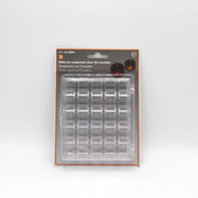 Boîte de rangement transparente pour 25 canettes - tissuspipi.com