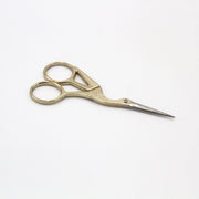 Ciseaux cigogne dorés, 12cm - tissuspipi.com