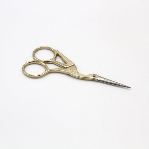 Ciseaux cigogne dorés, 12cm - tissuspipi.com