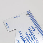 Somomètre mesure ourlet en aluminium - tissuspipi.com