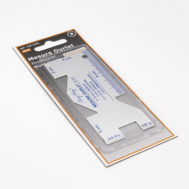 Somomètre mesure ourlet en aluminium - tissuspipi.com