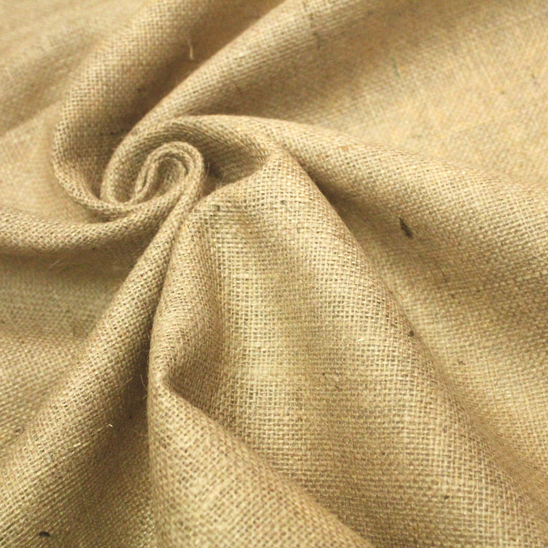 Tissu toile de jute naturel - 100cm de large - tissuspipi.com