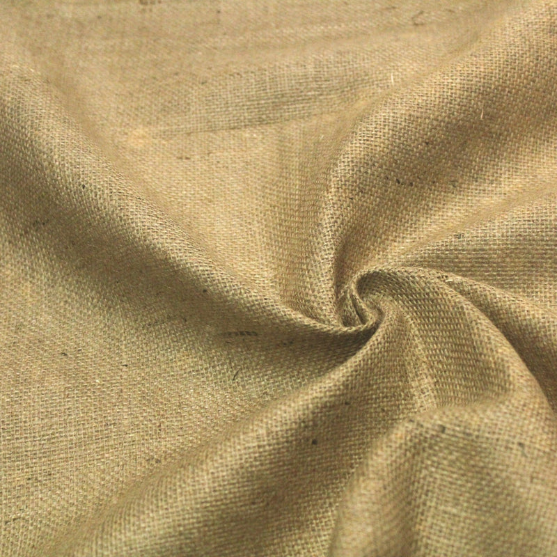 Tissu toile de jute naturel - 100cm de large - tissuspipi.com