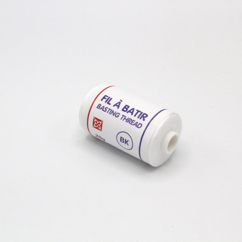 Bobine de fil à bâtir blanc - Environ 300m - tissuspipi.com