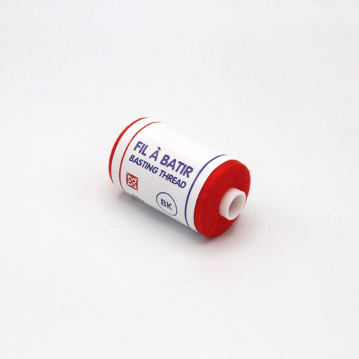 Bobine de fil à bâtir rouge vif - Environ 300m - tissuspipi.com