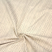 Tissu de coton de Noël scandinave aux décorations de Noël grises, fond écru - tissuspipi.com
