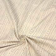 Tissu de coton de Noël scandinave aux décorations de Noël grises, fond écru - tissuspipi.com