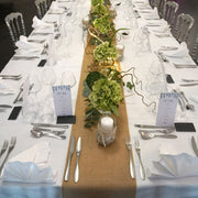 Chemin de table au mètre toile de jute de 35cm de large - Fabriqué en France - tissuspipi.com