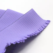 Ruban élastique jupe froufrou - Bord - côte pour jupe violet parme, 6cm - tissuspipi.com