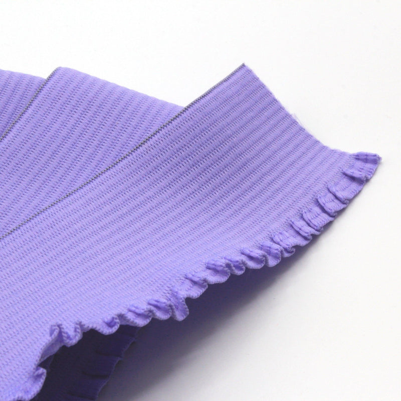 Ruban élastique jupe froufrou - Bord - côte pour jupe violet parme, 6cm - tissuspipi.com
