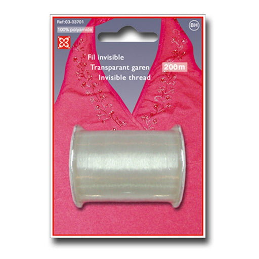 Bobine de fil invisible transparent - 200m - tissuspipi.com