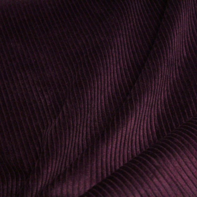 Tissu velours côtelé grosses côtes 100% coton : nombreuses couleurs - OEKO - TEX STANDARD 100 - tissuspipi.com