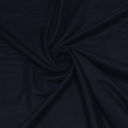 Tissu Drap de laine uni Bleu marine, fabrication italienne - tissuspipi.com
