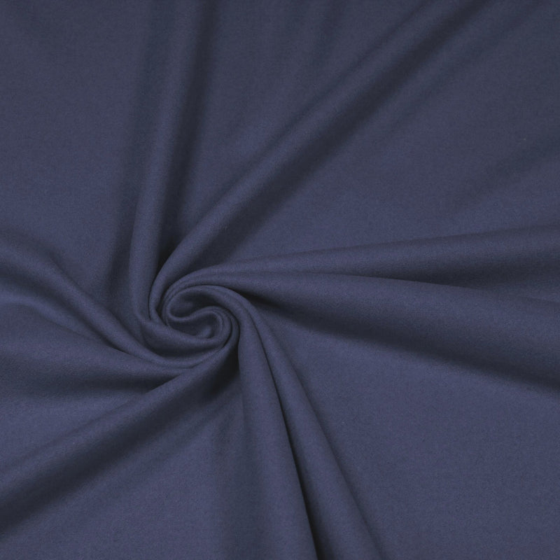 Tissu drap de laine bleu gris uni - Fabrication italienne - tissuspipi.com