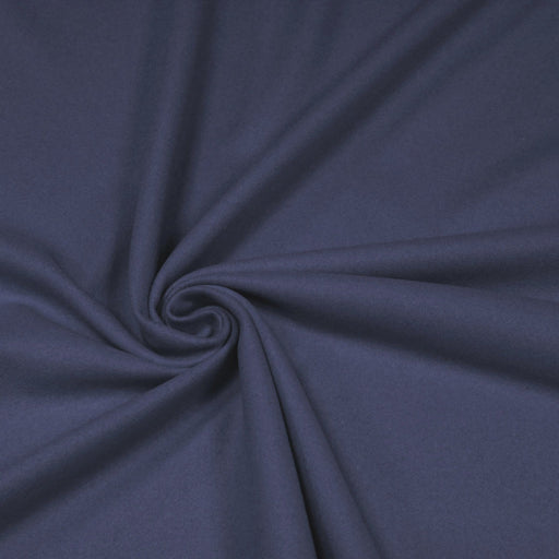 Tissu drap de laine bleu gris uni - Fabrication italienne - tissuspipi.com