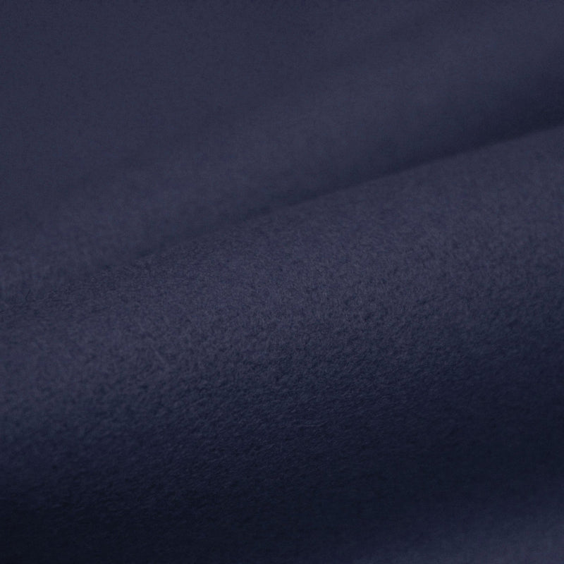 Tissu drap de laine bleu indigo uni - Fabrication italienne - tissuspipi.com