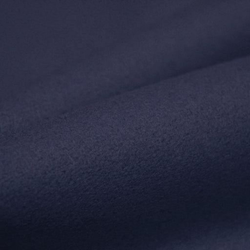Tissu drap de laine bleu indigo uni - Fabrication italienne - tissuspipi.com