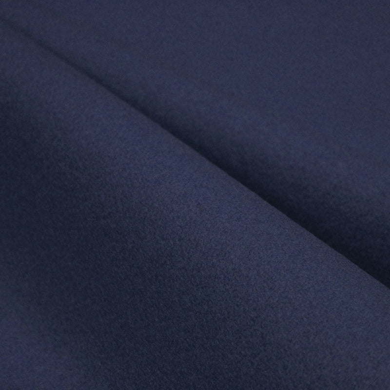 Tissu drap de laine bleu indigo uni - Fabrication italienne - tissuspipi.com