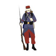 Tissu drap de laine rouge garance uni - le tissu parfait pour l'uniforme de hussard napoléonien, armée française XIVème et armée française 1914 - tissuspipi.com