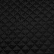 Tissu Doublure matelassée noire, ouatine blanche - tissuspipi.com