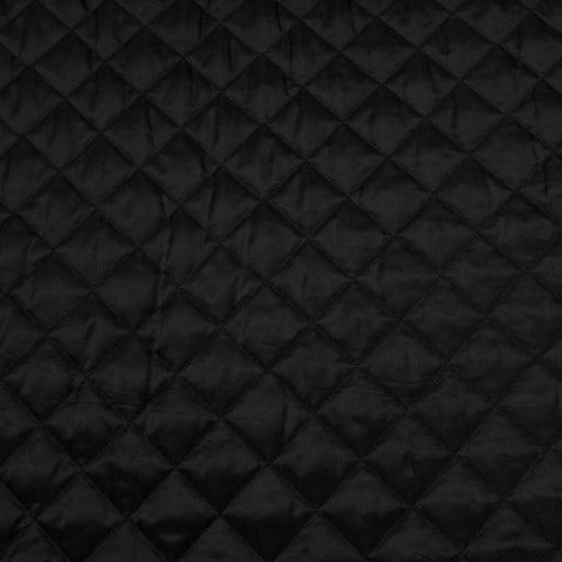 Tissu Doublure matelassée noire, ouatine blanche - tissuspipi.com