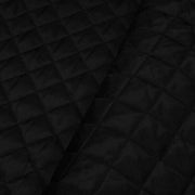 Tissu Doublure matelassée noire, ouatine blanche - tissuspipi.com