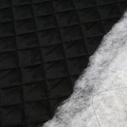 Tissu Doublure matelassée noire, ouatine blanche - tissuspipi.com