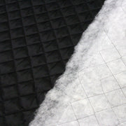 Tissu Doublure matelassée noire, ouatine blanche - tissuspipi.com