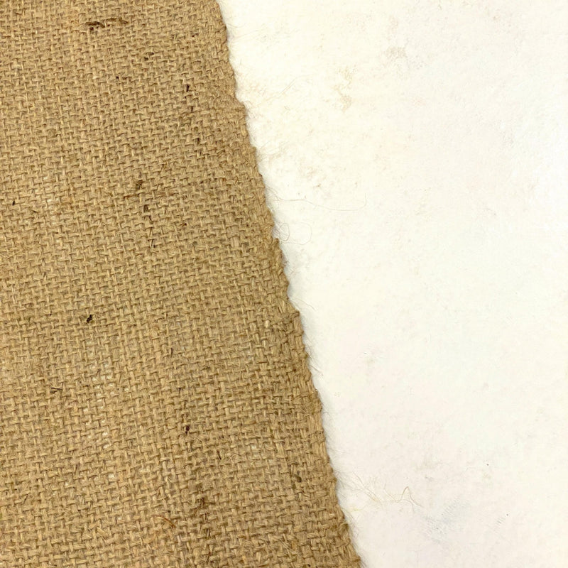 Tissu toile de jute naturel - 100cm de large - tissuspipi.com