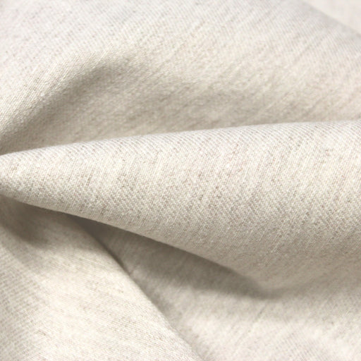 Tissu DENIM toile sergé écru coton et polyester recyclé - tissuspipi.com