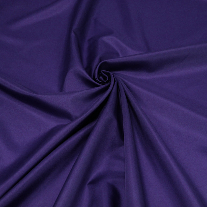 Tissu doublure pongé acetate violet uni - tissuspapi