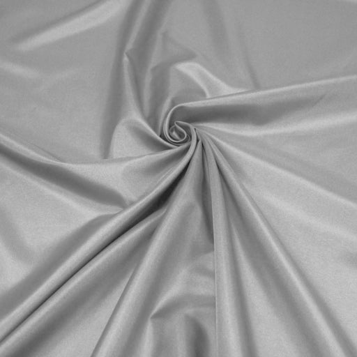 Tissu doublure pongé acetate gris moyen uni - tissuspipi.com