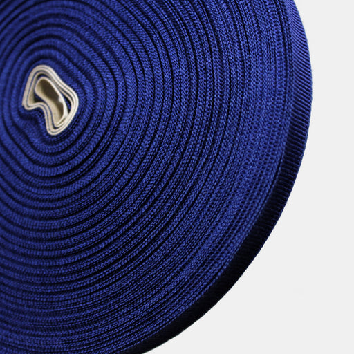 Ruban gros grain bleu roi 10mm - Galette de 50 mètres - Fabrication française - tissuspipi.com