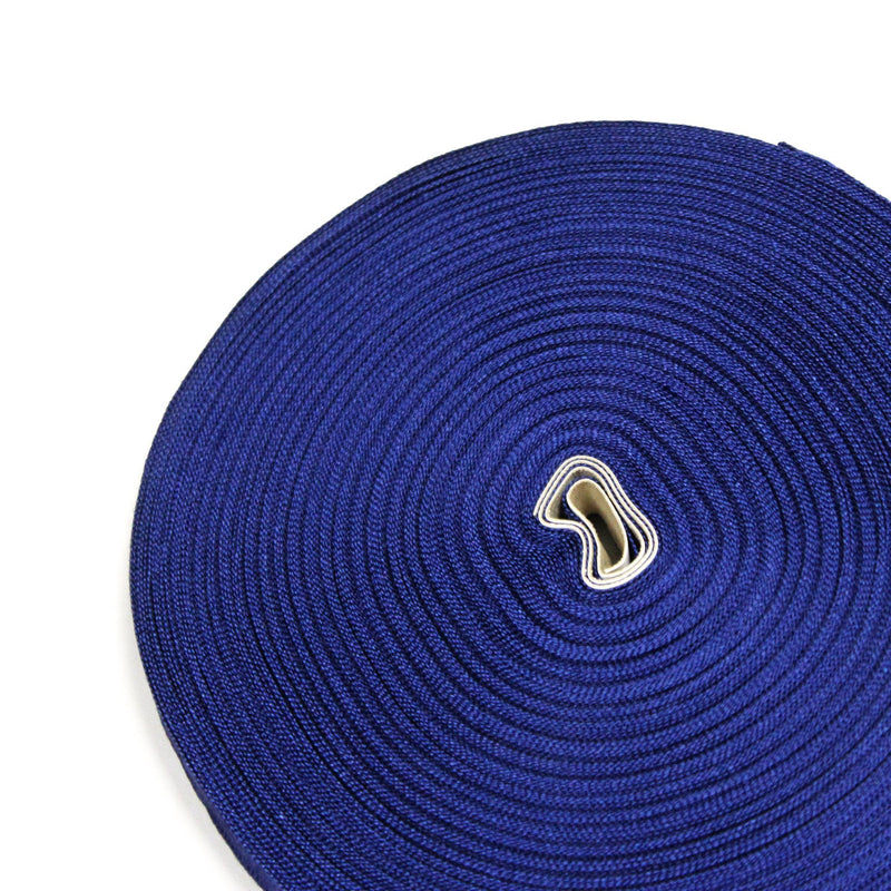 Ruban gros grain bleu roi 10mm - Galette de 50 mètres - Fabrication française - tissuspipi.com