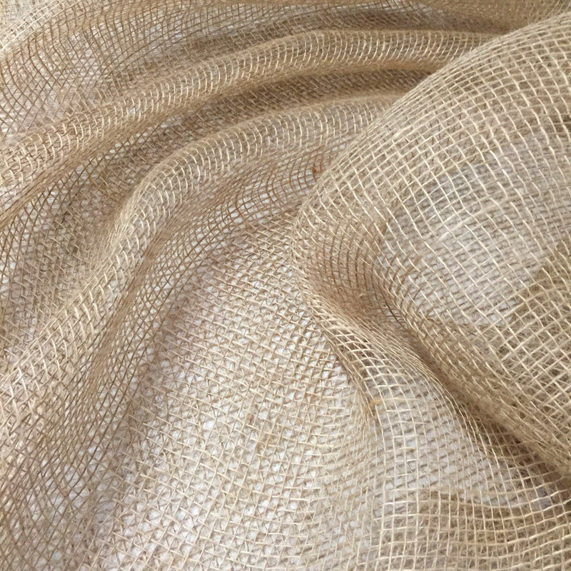 Tissu toile de jute - Grande largeur 190cm - 115gr - m2 - Fabrication française - tissuspipi.com