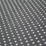 Tissu popeline de coton gris souris à pois blancs - COLLECTION POLKA DOT - Oeko - Tex - tissuspipi.com